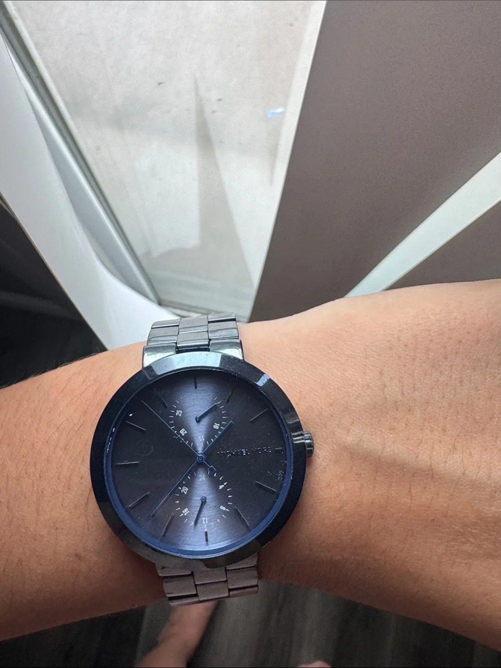 Michael Kors Dark Blue Stainless Steel Bracelet Watch